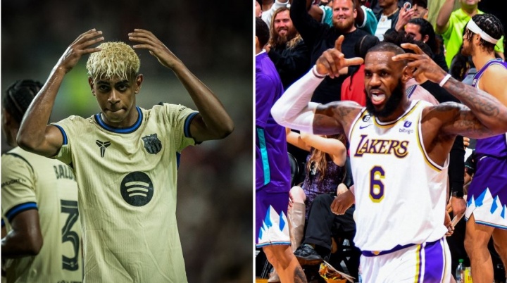 开云登录入口-王储→国王👑世体：亚马尔模仿詹姆斯庆祝，他已准备当足坛KING